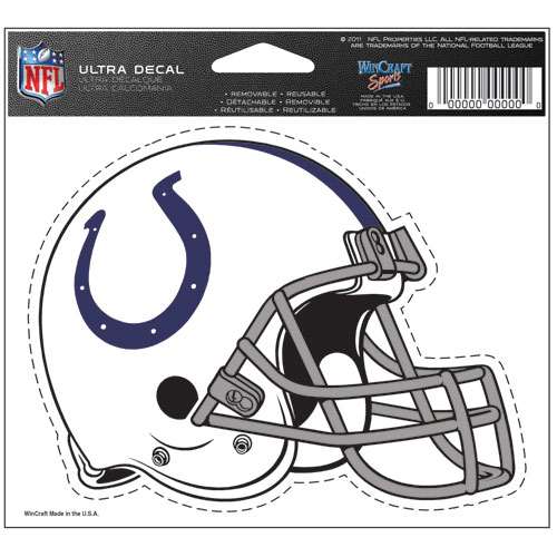 Wincraft Indianapolis Colts Ultra decals 5" x 6"