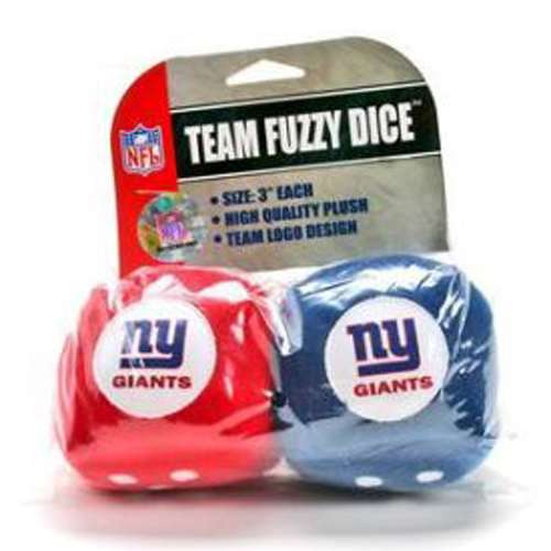 Fremont Die New York Giants Fuzzy Dice