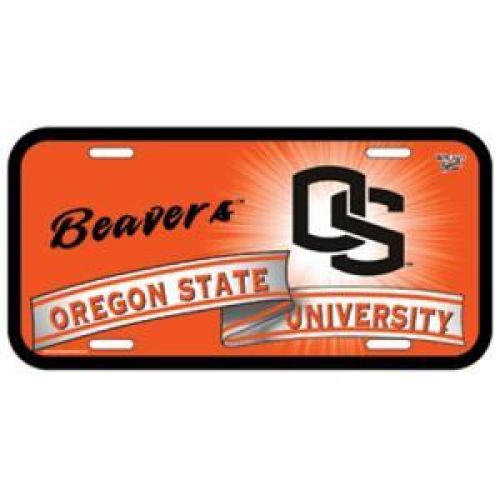 Wincraft Oregon State Beavers Plastic License Plate
