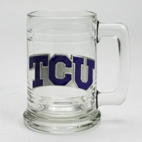 Great American Products Tcu Horned Frogs 16oz Glass Tankard