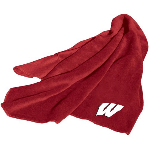 Logo Inc Wisconsin Badgers Fleece Throw Blanket