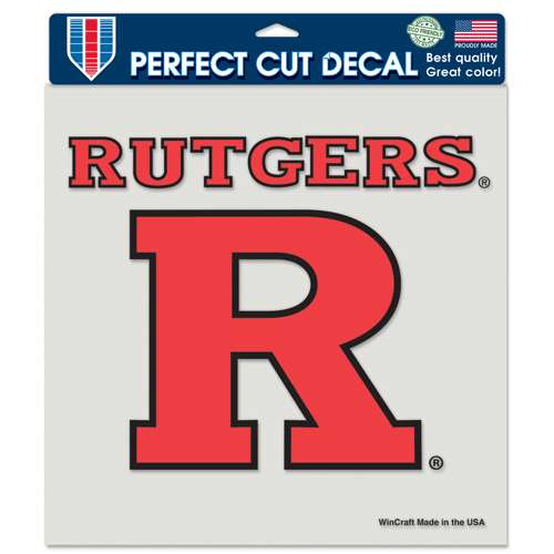 Wincraft Rutgers Scarlet Knights Full Color Die Cut Decal - 8" X 8"