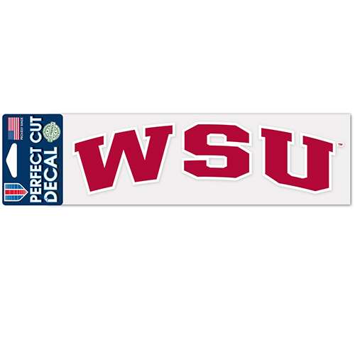 Wincraft Washington State Cougars Arched Perfect Cut Decal Wsu