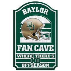Wincraft Baylor Bears Fan Cave Wood Sign