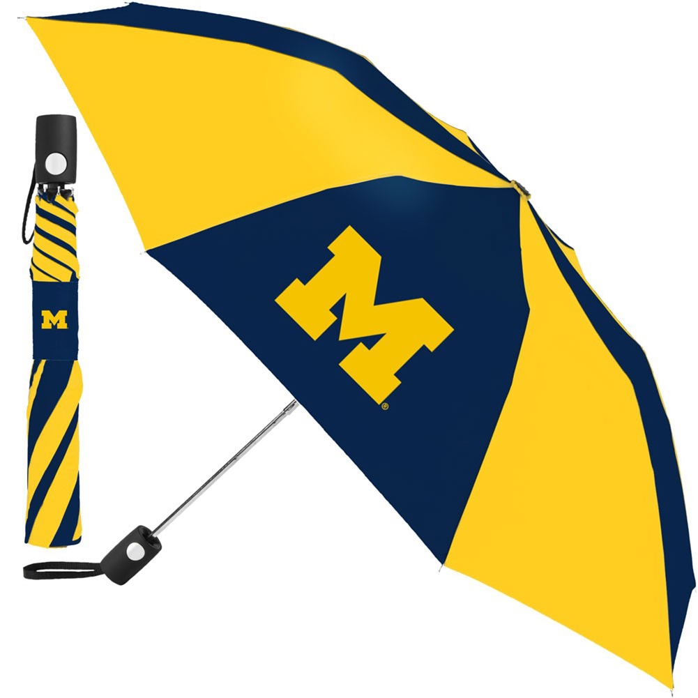 Wincraft Michigan Wolverines Umbrella - Auto Folding