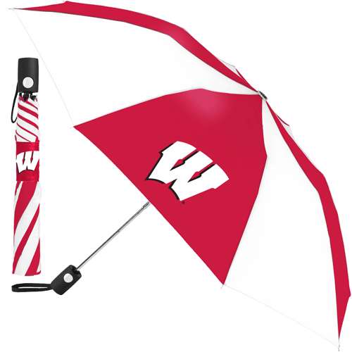 Wincraft Wisconsin Badgers Umbrella - Auto Folding