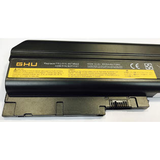 40y6797 1 New Ghu Battery For Lenovo Thinkpad 40y6797 T60 T61 R60 R61 R500 W500 T500 Sl300 Sl400 Sl500 9 Cell Battery