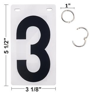 gogo 6 sets score reporter number flip chart for score flip chart