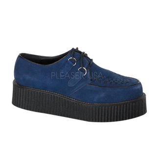 Demonia Creeper 402s 2 P F Men S Rockabilly Goth Punk Basic Suede Creeper