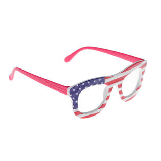 Aspire Flag Eyeglasses Kids Decoration Glasses Frame Patriotism Party