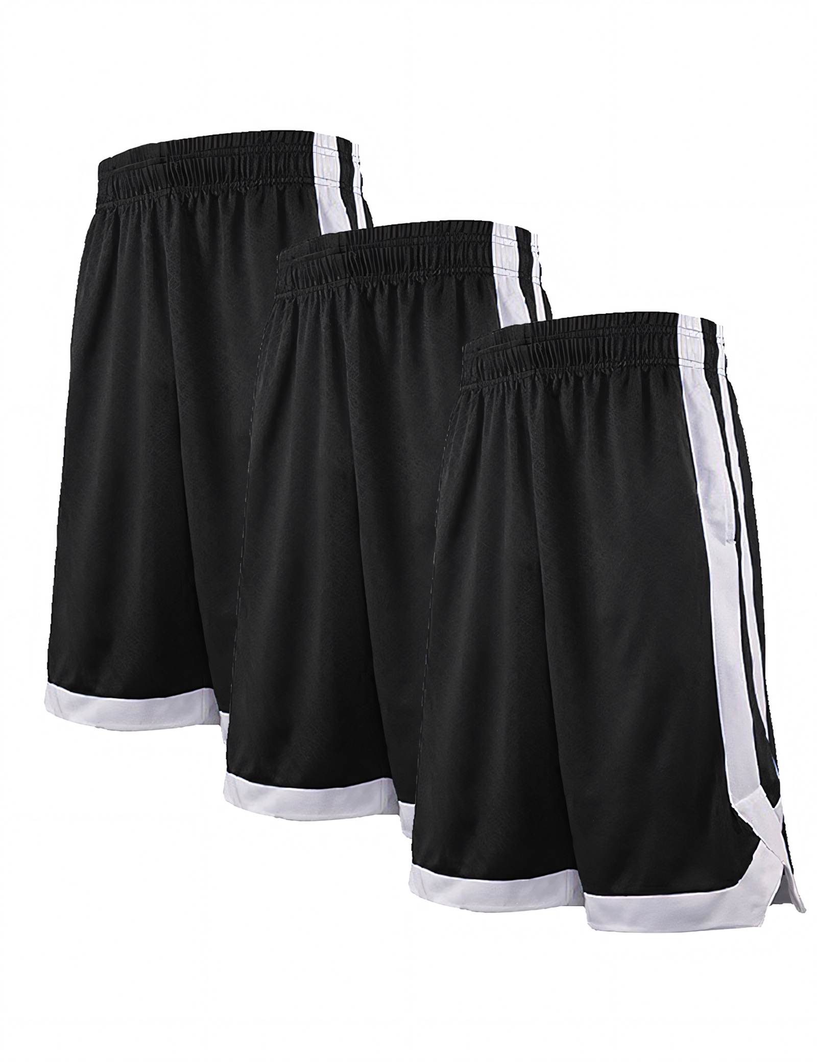 Toptie TopTie Pack 2-Tone Basketball Shorts For Men with Pockets
