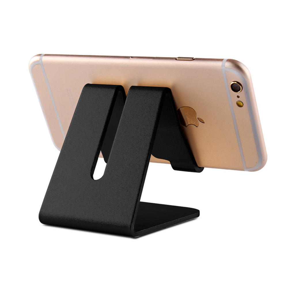 officeship Universal Aluminium Desktop Stand for Smartphone and Tablets, Cell Phone Stand, Holder Compatible with Phone Charging