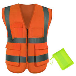 GOGO High Visibility Breathable Safety Vest Reflective Uniform Vest with Carry Bag
