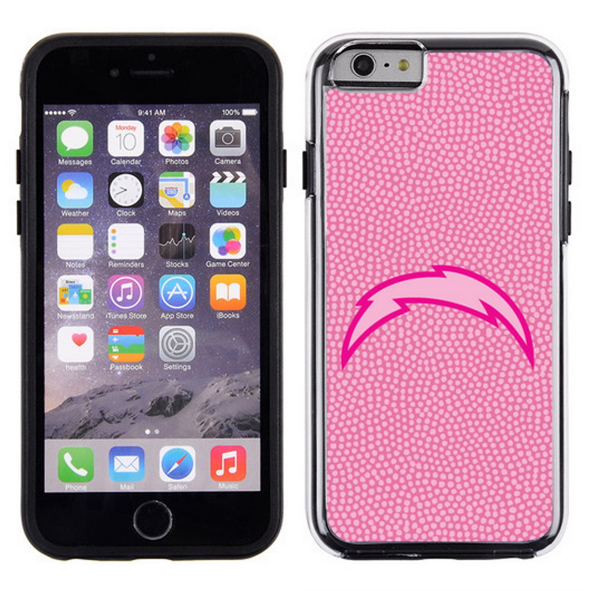 Gamewear Gamewear San Diego Chargers Pink Nfl Football Pebble Grain Feel Iphone 6 Case