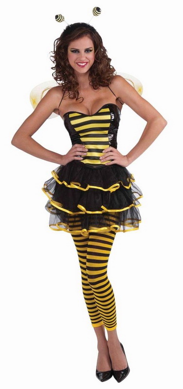Forum Novelties Black Yellow Striped Bee Leggings Hosiery