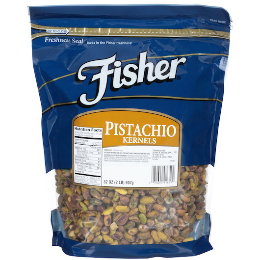 (Price/Case)Fisher 91659A Pistachio Kernels