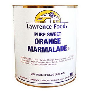 Price Case Lawrence Foods 101806 Orange Marmalade 6 10 Cans