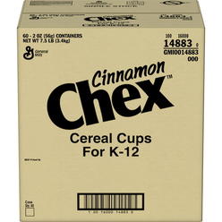 Cinnamon Chex (Price/CASE)Cinnamon Chex 16000-14883 Cinnamon Chex(R) Cereal Single Serve K12 2oz Eq Grain