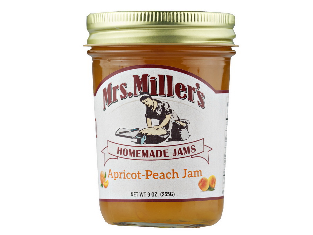 Mrs. Miller's (Price/CS)Mrs. Miller's Apricot-Peach Jam 12/9oz, 571387