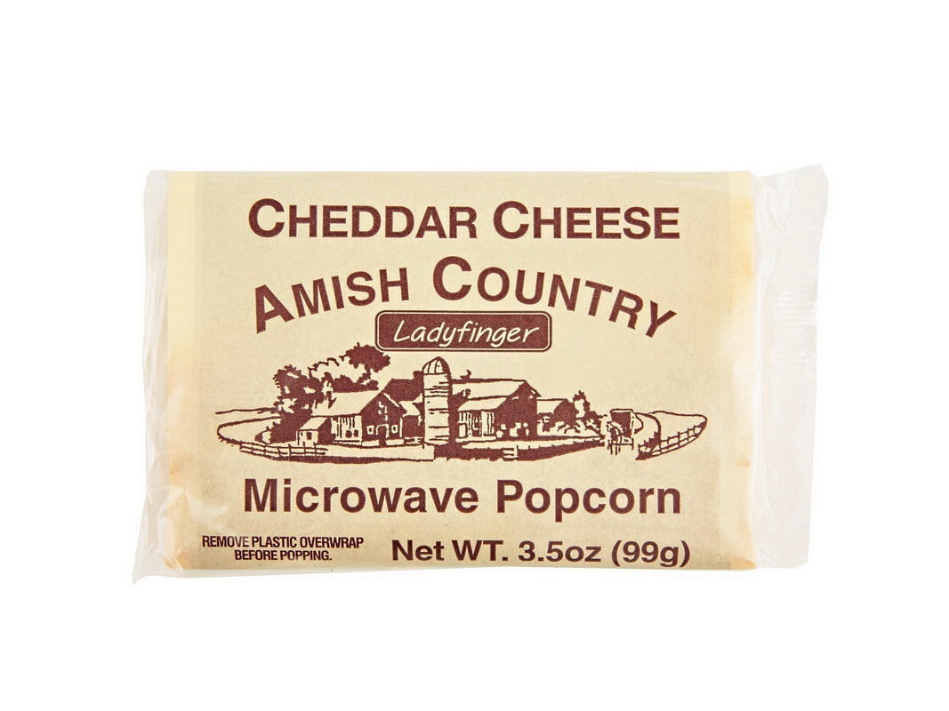 Amish Country Popcorn (Price/CS)Amish Country Popcorn Cheddar Cheese Microwave Popcorn 6-10/3.5oz, 496412