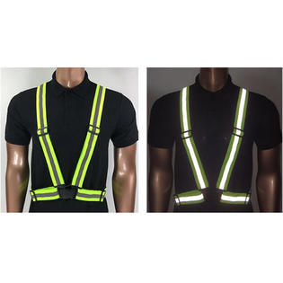 Adjustable Safety Vest High Visibility Reflective Running Belt