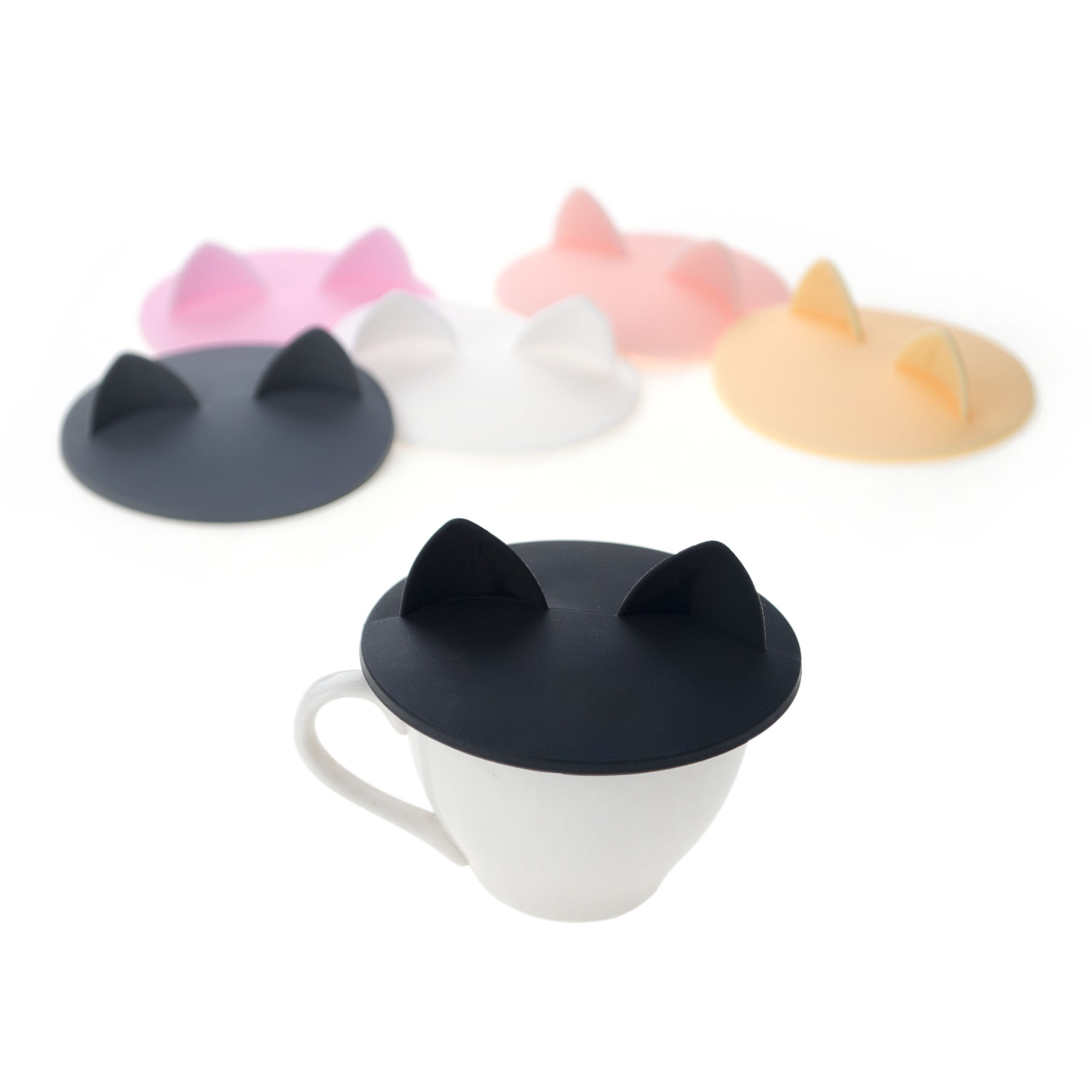 Aspire 12 PCS Silicone Cup Food Grade Lids Mug Cover Anti-dust Airtight Seal Drink Cup Lids