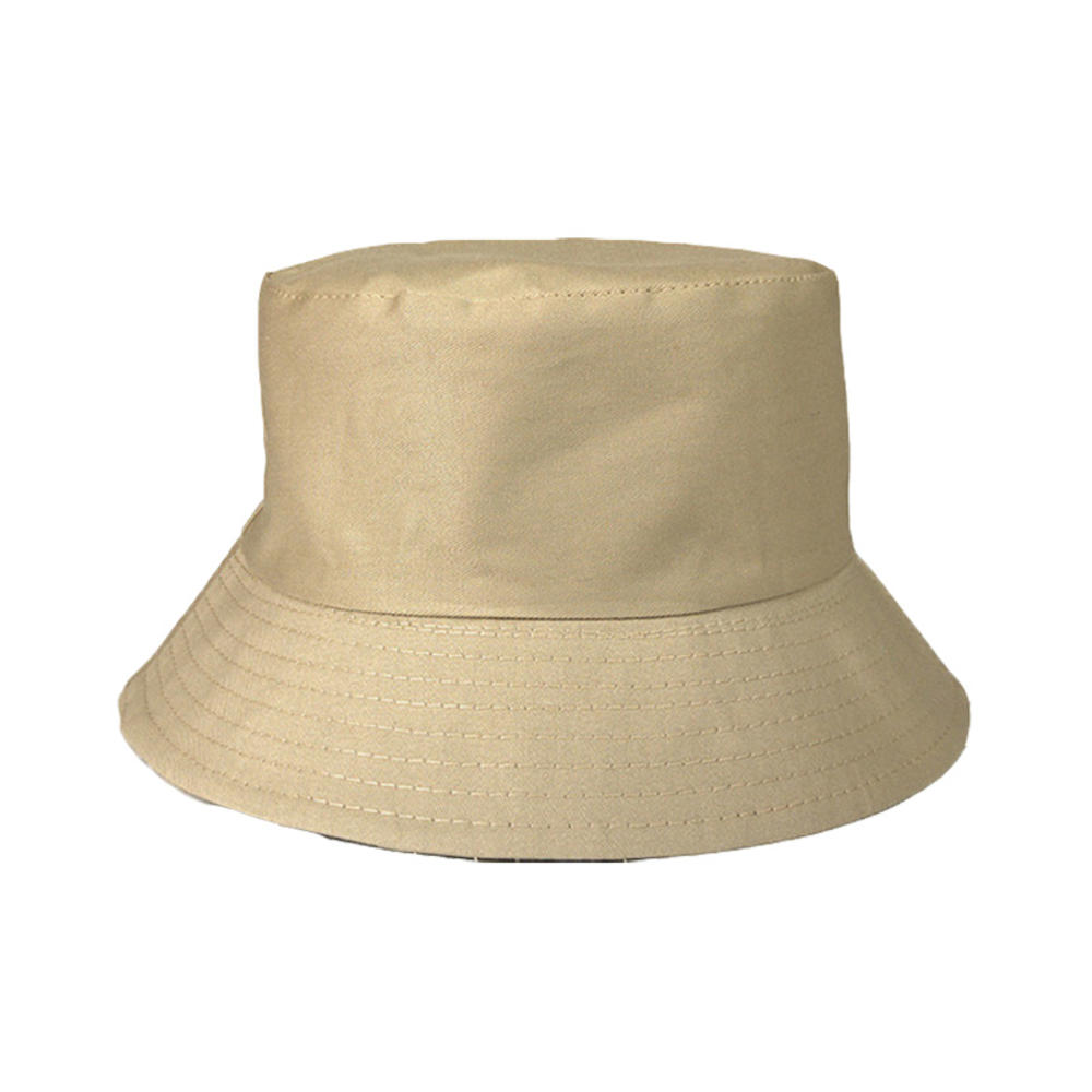 Opromo Blank Cotton Bucket Hat Fishing Hunting Hat Unisex Summer Outdoor Cap