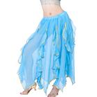 New Belly Dance Costume Skirt One Side Split Chiffon Big Skirt/Dress 11 Colors E - Foto 3