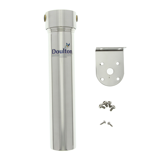 Doulton (Package Of 6)  Doulton W9320007 HIS Stainless Steel In-Line Ceramic Candle Water Filter Housing