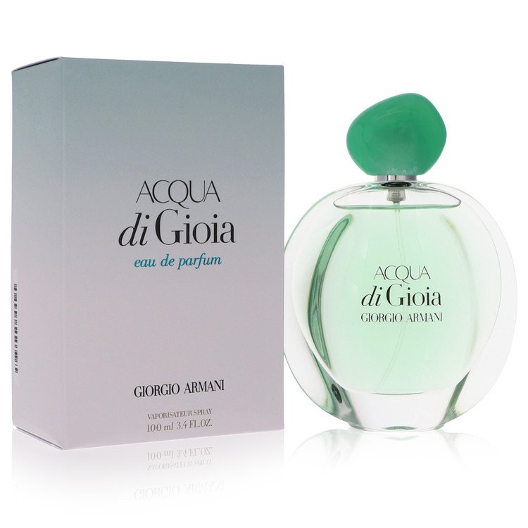 Giorgio Armani Acqua Di Gioia Eau De Parfum Spray 3.4 oz For Women 100% authentic perfect as a gift or just everyday use