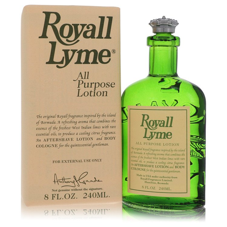 Royall Fragrances ROYALL LYME All Purpose Lotion / Cologne 8 oz For Men 100% authentic perfect as a gift or just everyday use