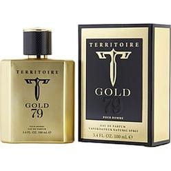 YZY Perfume TERRITOIRE GOLD 338556 3.4 oz Men Territoire Gold EAU De Parfum Spray by Yzy Perfume