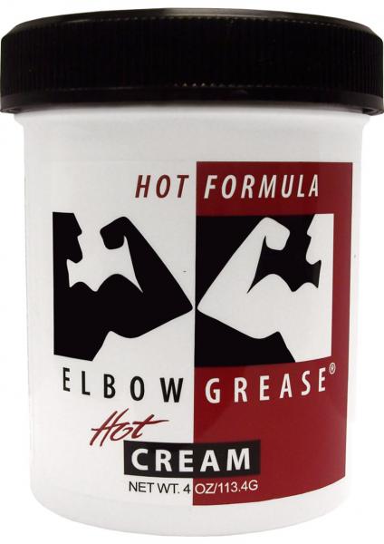 B Cumming Company Inc Gift Set Of  Elbow Grease Hot Formaul Hot Cream Lubricant 4 Ounce And a Tube if -Ese Cream 1.5 oz. (Cherry flavored)