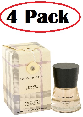 Burberry 4 Pack of BURBERRY TOUCH by Burberry Eau De Parfum Spray 1 oz