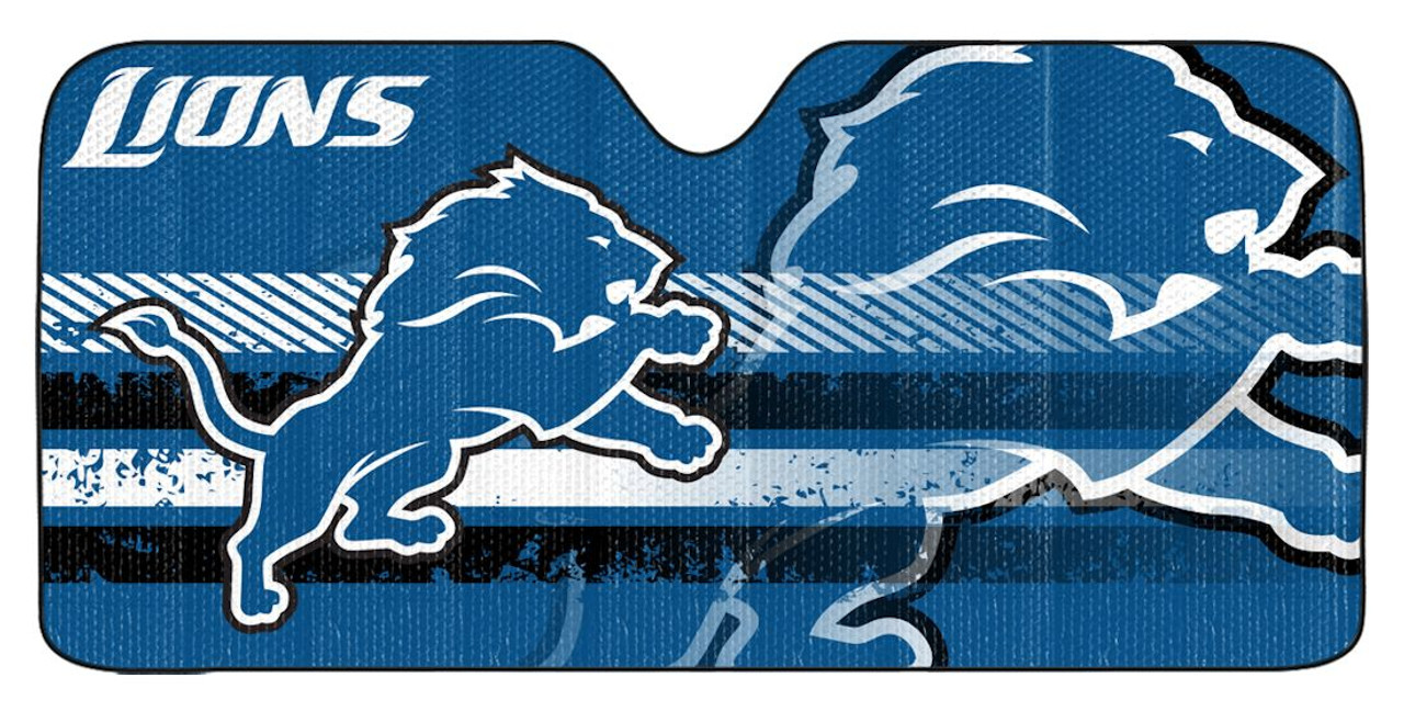 Team ProMark Detroit Lions Auto Sun Shade - 59"x27" (Package of 2)
