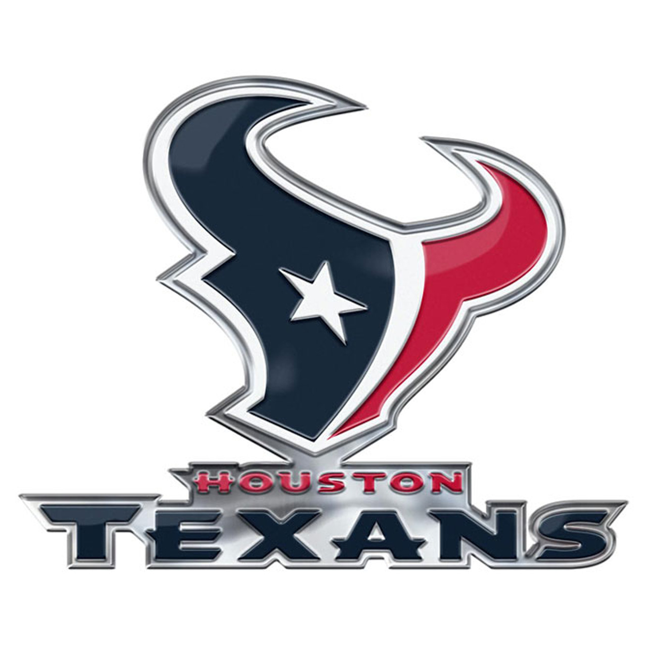Team ProMark Houston Texans Auto Emblem Color Alternate Logo
