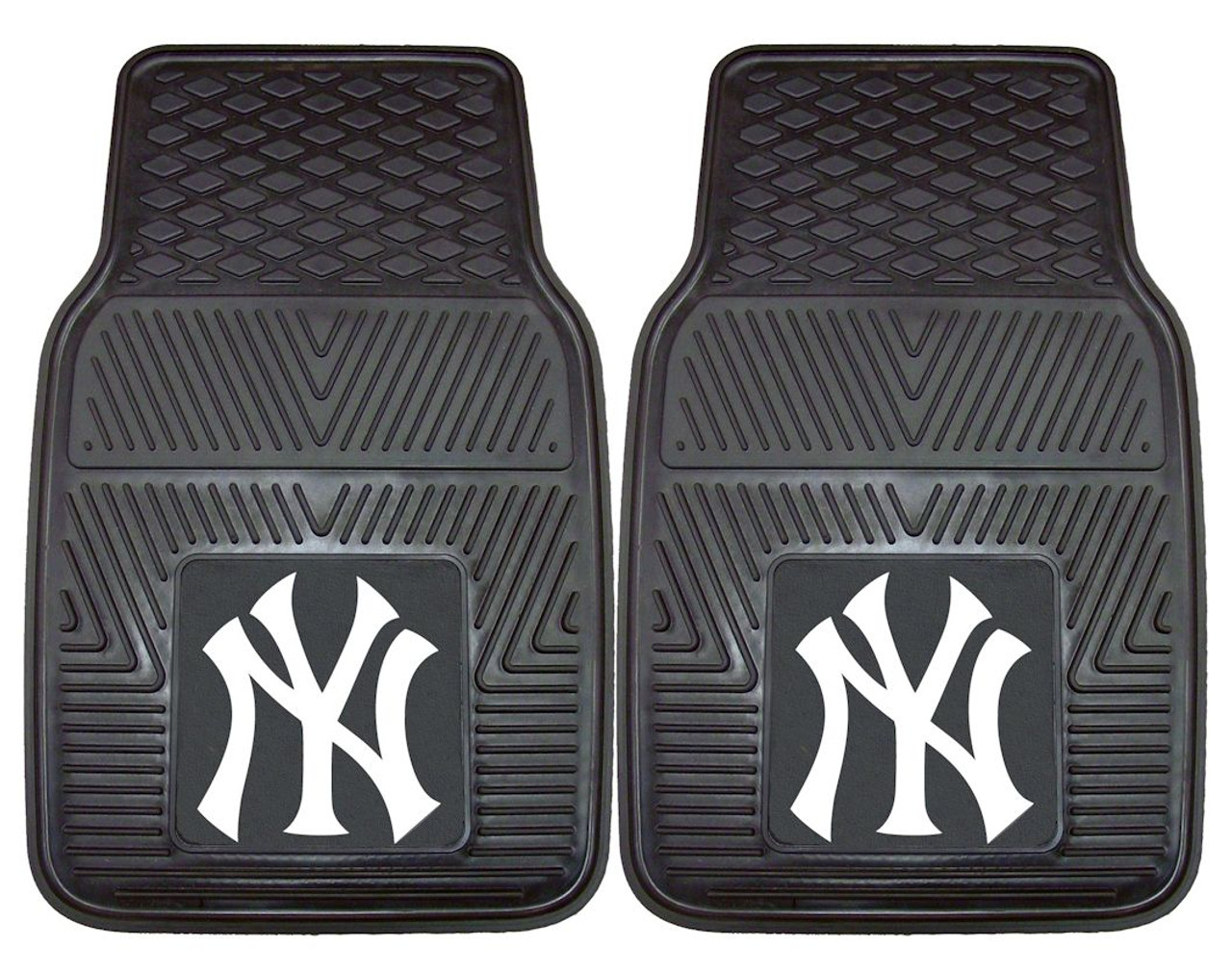 Fanmats New York Yankees Heavy Duty 2-Piece Vinyl Car Mats
