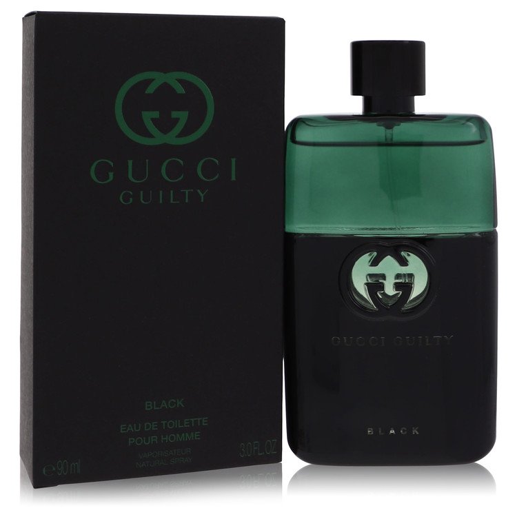 Gucci 3 Pack Gucci Guilty Black by Gucci Eau De Toilette Spray 3 oz for Men