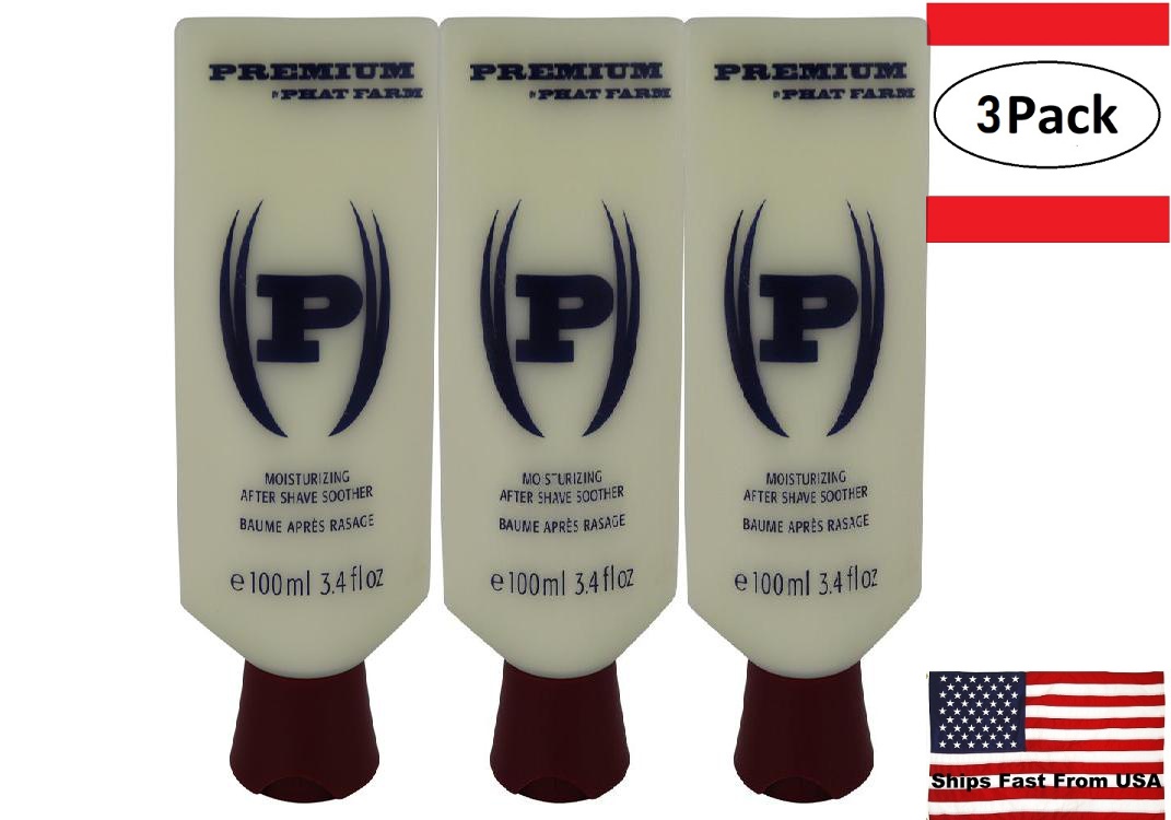 Phat Farm 3 Pack Premium by Phat Farm After Shave Soother (unboxed) 3.4 oz for Men