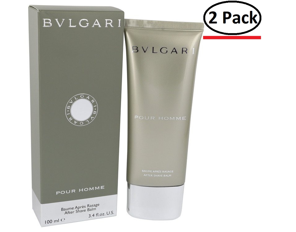 BVLGARI (Bulgari) by Bvlgari After Shave Balm 3.4 oz for Men (Package of 2)