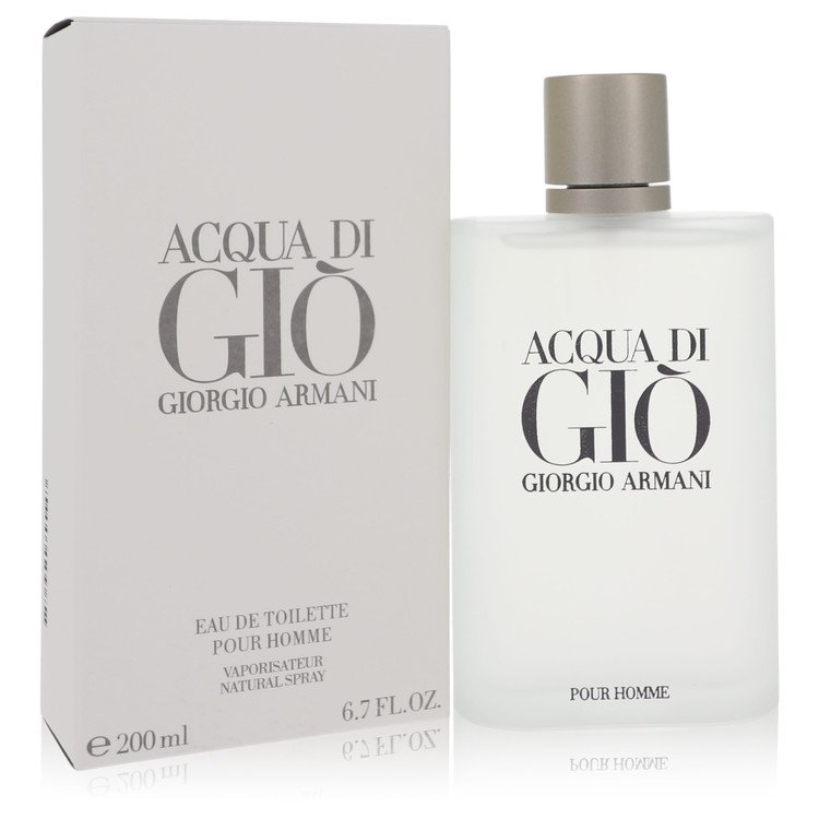 Giorgio Armani ACQUA DI GIO by Giorgio Armani Eau De Toilette Spray 6.7 oz for Men (Package of 2)