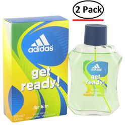 Adidas Get Ready by Adidas Eau De Toilette Spray 3.4 oz for Men (Package of 2)