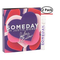 Justin Bieber Someday by Justin Bieber Vial (sample) .05 oz for Women (Package of 2)