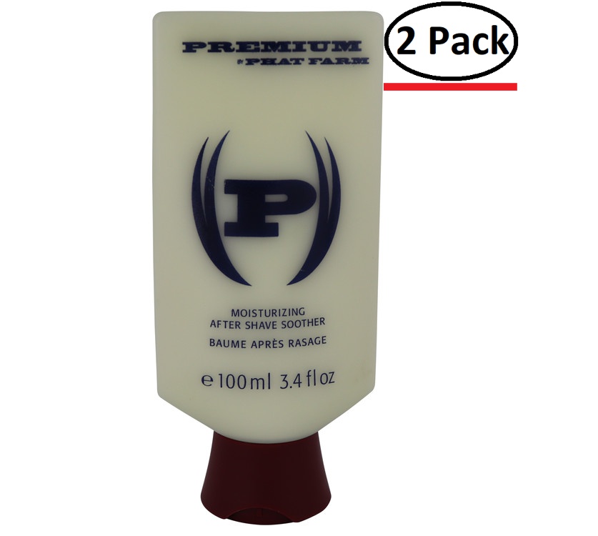 Phat Farm Premium by Phat Farm After Shave Soother (unboxed) 3.4 oz for Men (Package of 2)