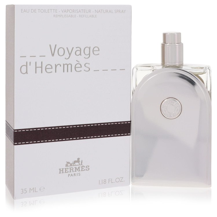 Hermes Voyage D'Hermes by Hermes Eau De Toilette Spray Refillable 1.18 oz for Men (Package of 2)