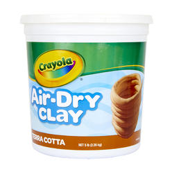 Crayola CYO572004 5 lbs Air-Dry Clay, Terra Cotta