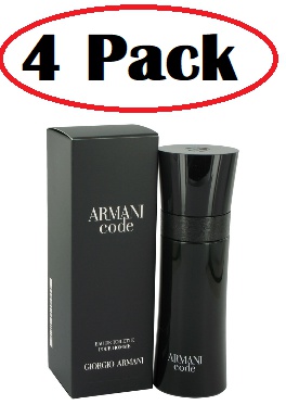 Giorgio Armani 4 Pack of Armani Code by Giorgio Armani Eau De Toilette Spray 2.5 oz