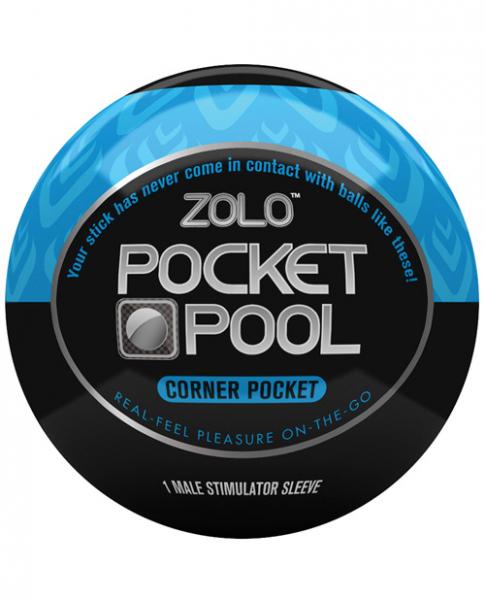 Adult Brand Concepts Zolo Pocket Pool Corner Pocket Blue Sleeve