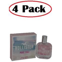 HOLLISTER 4 Pack of Hollister Pure Cali by Hollister Eau De Parfum Spray 1.7 oz