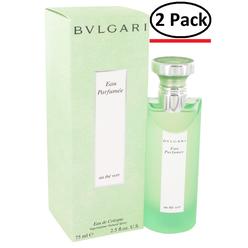 BVLGARI EAU PaRFUMEE (Green Tea) by Bvlgari Cologne Spray (Unisex) 2.5 oz for Men (Package of 2)